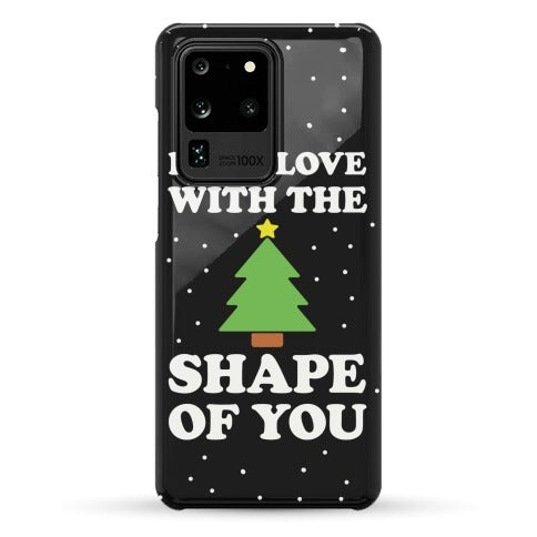 I'm In Love With The Shape Of You Christmas Tree Phone Case