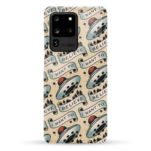 I Want to Believe (Old School Tattoo) Phone Case