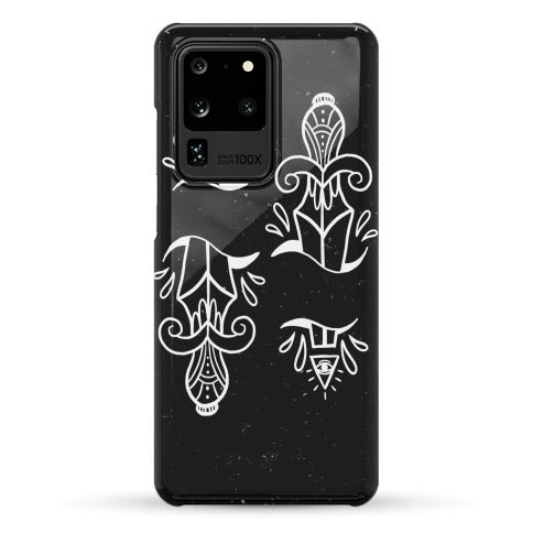 Illuminati Tattoo Daggers Phone Case