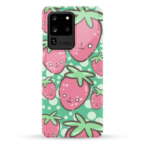 Indifferent Strawberries Phone Case