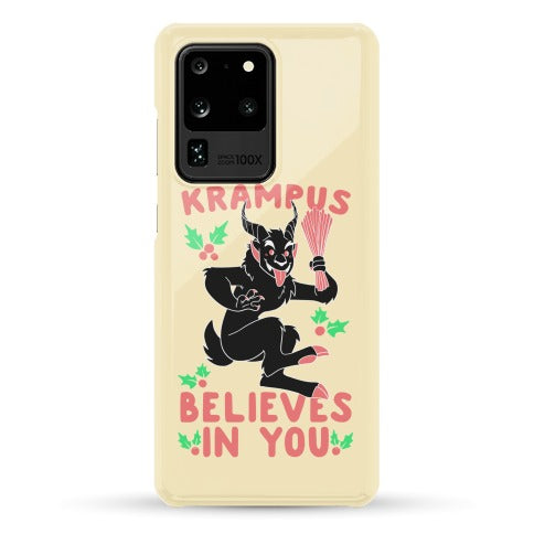 Krampus Believes in You Phone Case