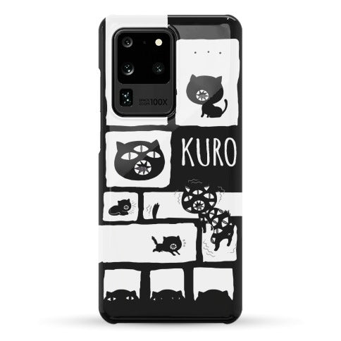 Kuro Cat Pattern Phone Case