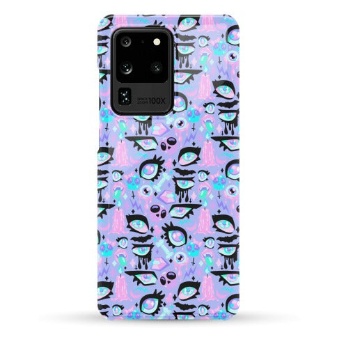 Pastel Goth Eyes Pattern Phone Case