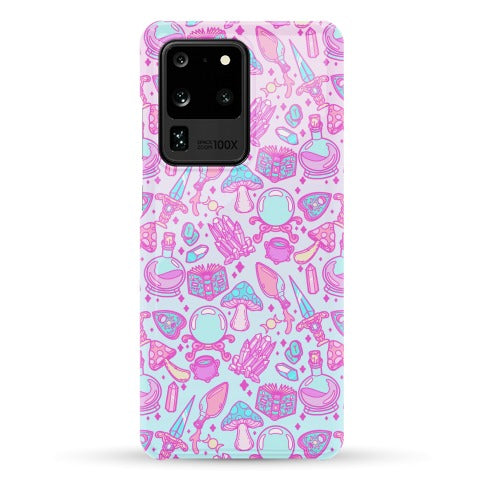 Pastel Goth Witch Pattern Phone Case