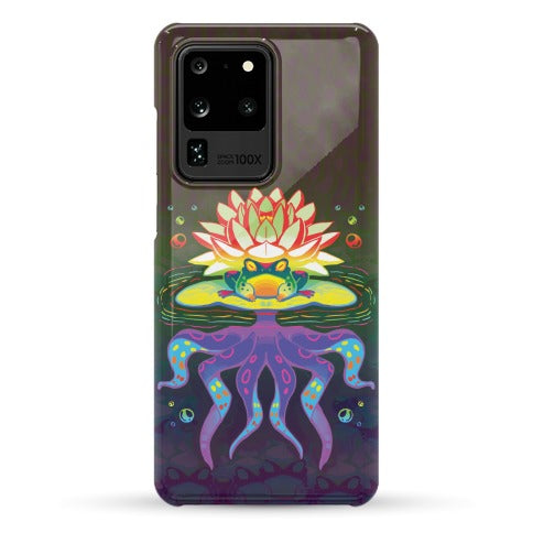 Psychedelic Lily Frog Phone Case