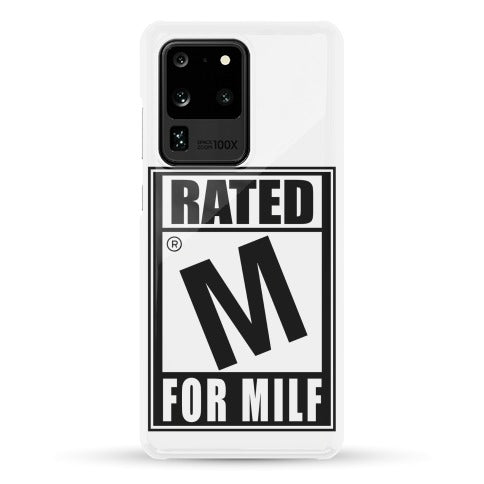 Rated M For Milf Parody Phone Case