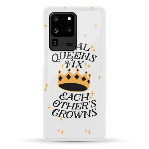 Real Queens Fix Each Other's Crowns Phone Case