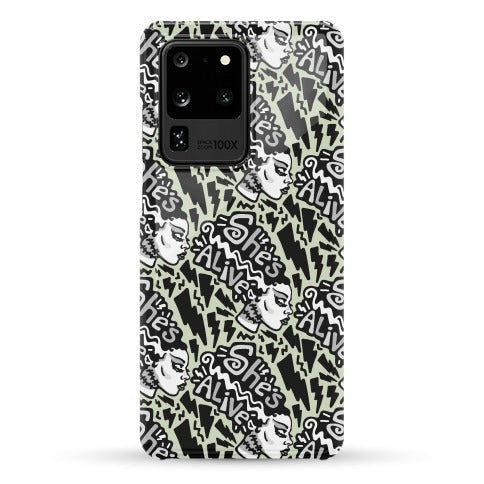 She's Alive Bride of Frankenstein Parody Phone Case