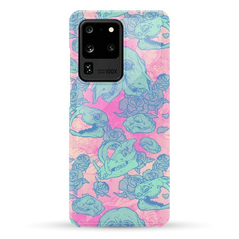 Skulls and Flowers Phone Case