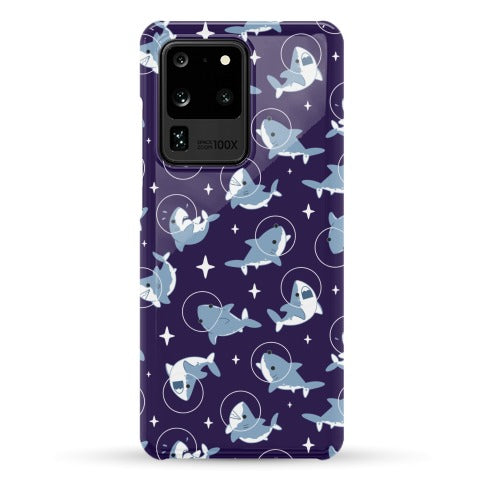 Space Shark Pattern Phone Case