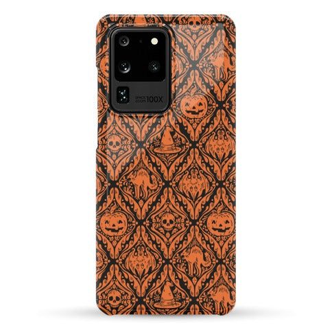 Spooky Vintage Halloween Pattern Phone Case