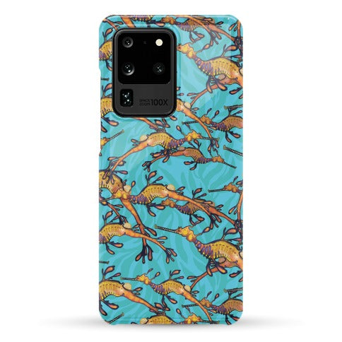 Weedy Sea Dragon Nautical Pattern Phone Case