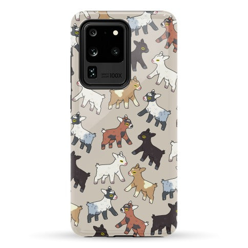 Baby Goats On Baby Goats Pattern Phone Case