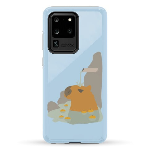 Capybara Hot Spring Phone Case