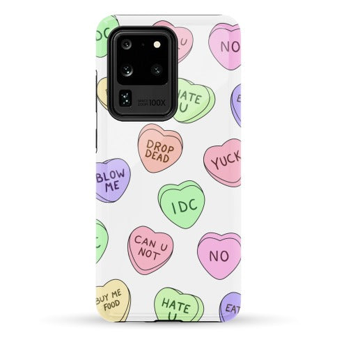 Conversation Hearts Phone Case