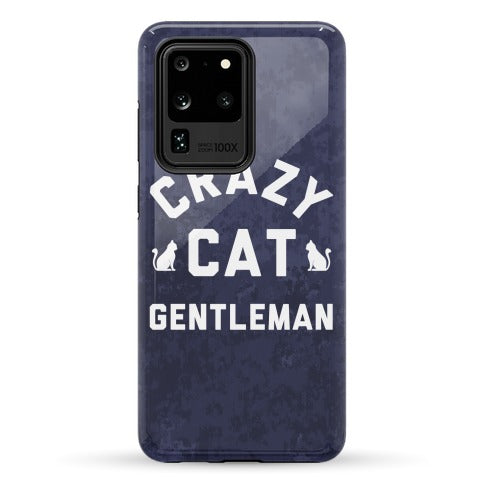 Crazy Cat Gentleman Phone Case