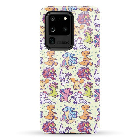 Digital Monsters Pattern Phone Case