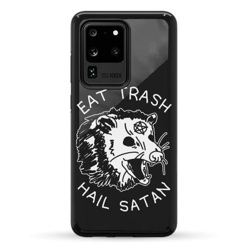 Eat Trash Hail Satan Possum Phone Case