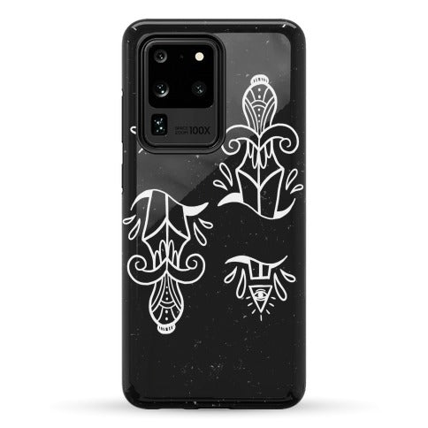 Illuminati Tattoo Daggers Phone Case