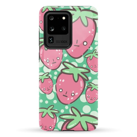 Indifferent Strawberries Phone Case