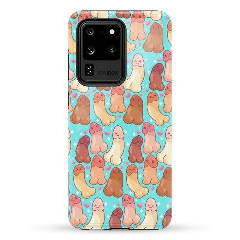 Kawaii Penises Pattern Phone Case