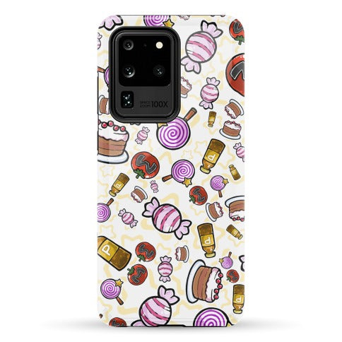 Kirby Munchies Pattern Phone Case