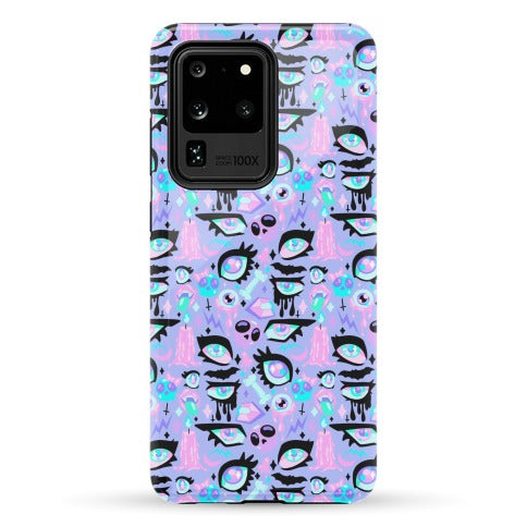 Pastel Goth Eyes Pattern Phone Case