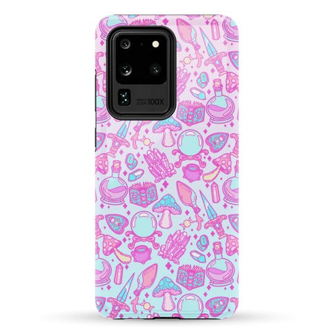 Pastel Goth Witch Pattern Phone Case