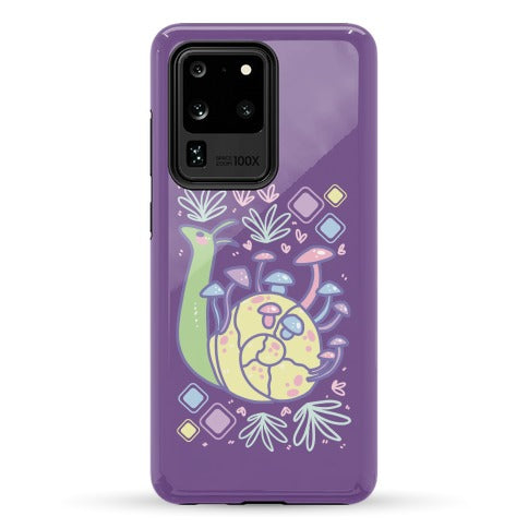 Pastel Mushroom Snail Phone Case