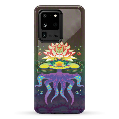 Psychedelic Lily Frog Phone Case