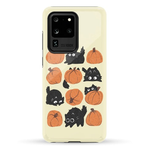 Pumpkin Cats Phone Case