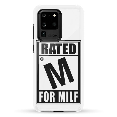 Rated M For Milf Parody Phone Case