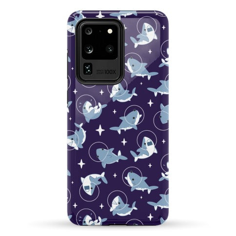 Space Shark Pattern Phone Case