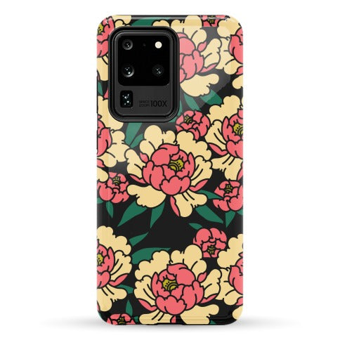 Traditional Tattoo Peony Red Phone Case