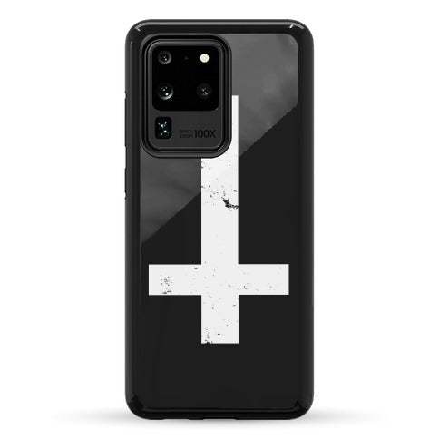 Upside Down Cross Phone Case