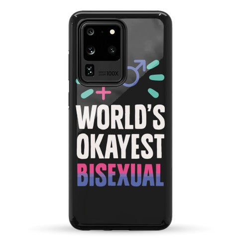 World's Okayest Bisexual Phone Case