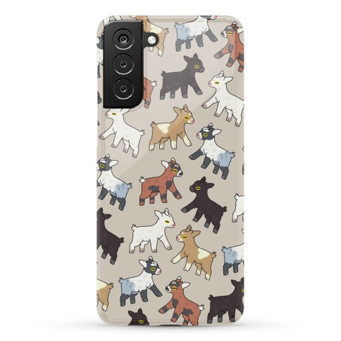 Baby Goats On Baby Goats Pattern Phone Case