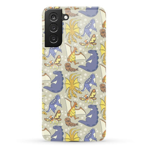 Godzilla and Friends Pattern Phone Case