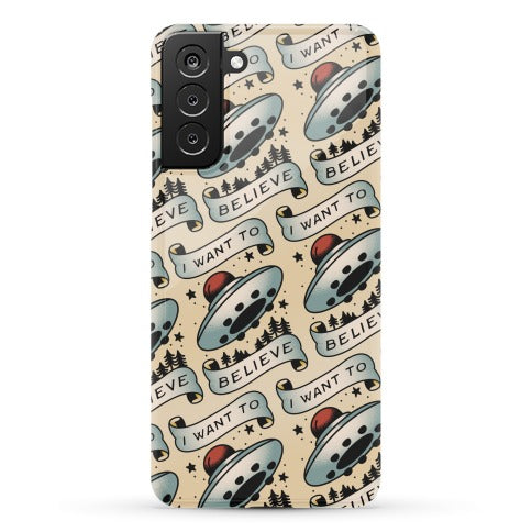I Want to Believe (Old School Tattoo) Phone Case