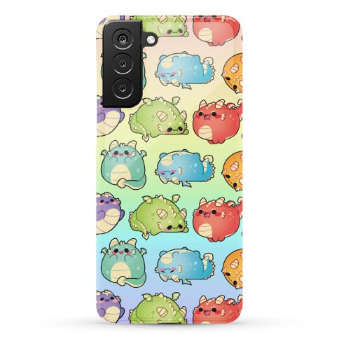 Kawaii Dragons Pattern Phone Case