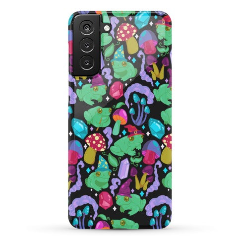 Magical Mushroom Frogs Pattern Phone Case