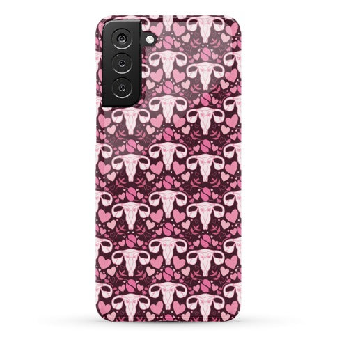 Uterus Pattern Phone Case