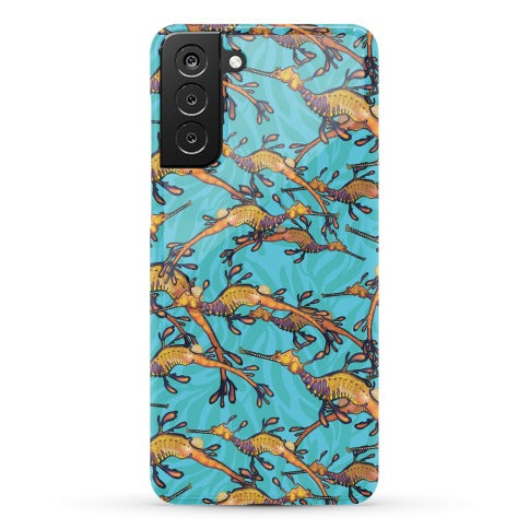 Weedy Sea Dragon Nautical Pattern Phone Case