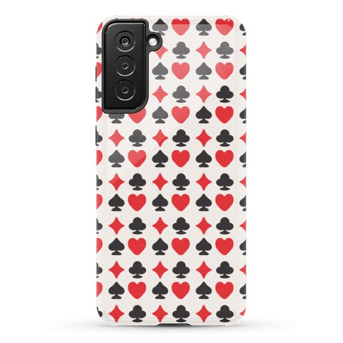 Card Deck Symbols Pattern Phone Case