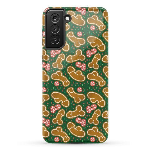 Gingerbread and Candy Cane Penises  Phone Case
