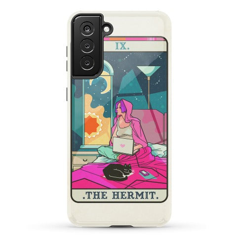 Hermit Tarot Card Phone Case