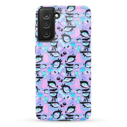 Pastel Goth Eyes Pattern Phone Case