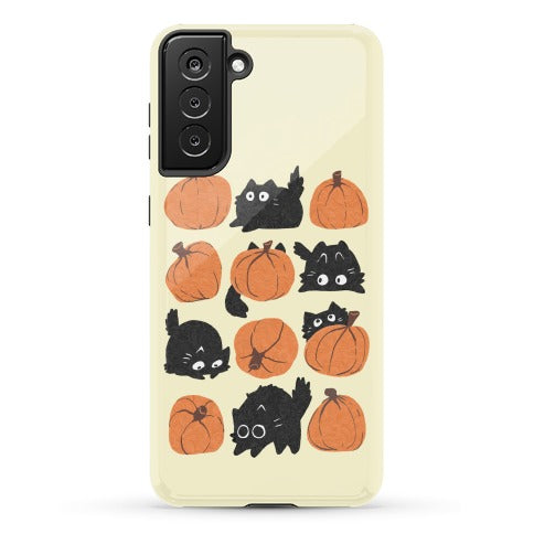 Pumpkin Cats Phone Case