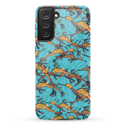 Weedy Sea Dragon Nautical Pattern Phone Case