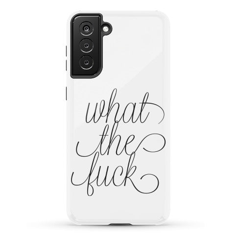 WTF Live Laugh Love Script Parody Phone Case